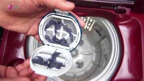 How to remove and clean LG washer machine filter